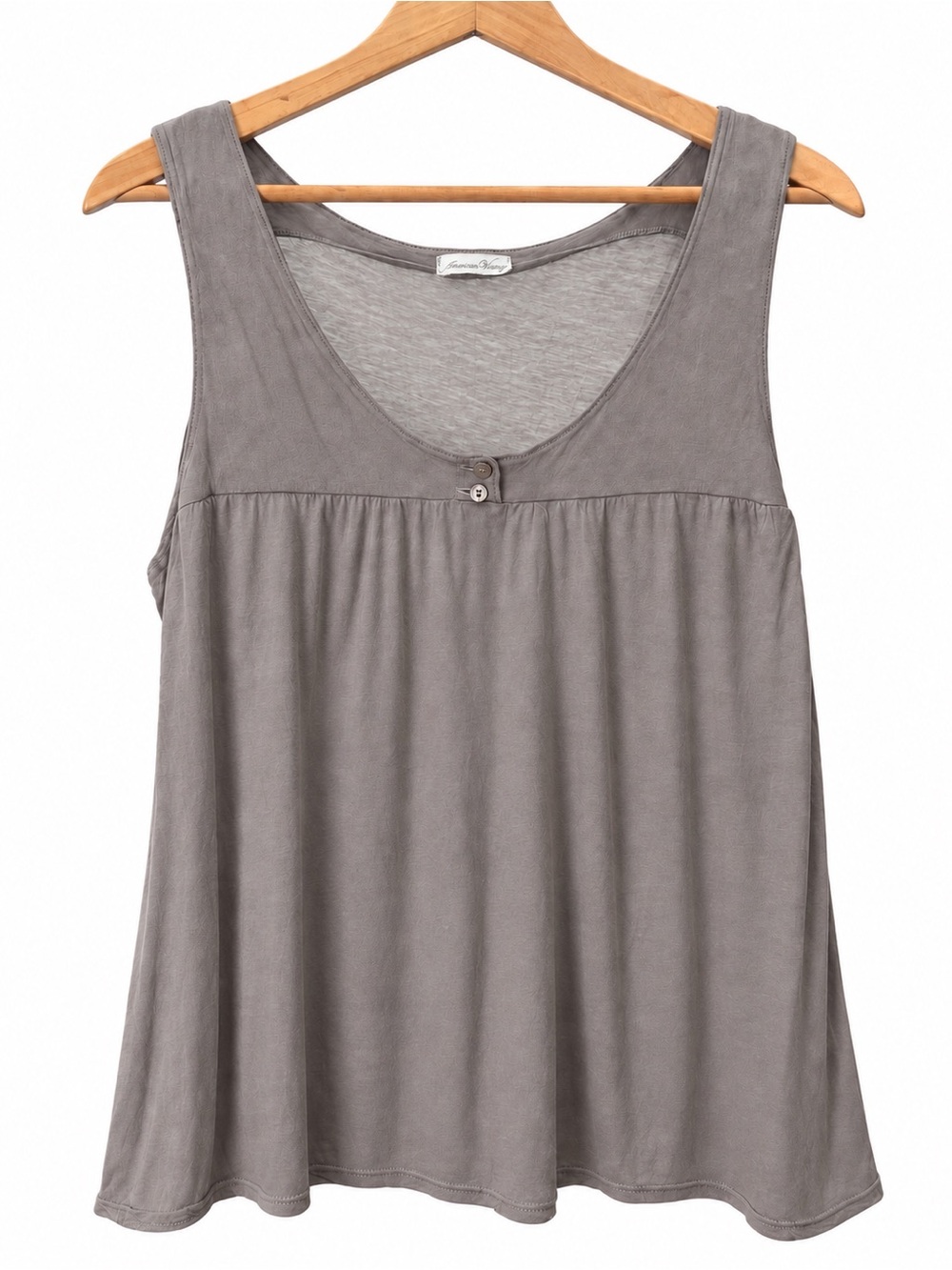 Vintage American Vintage Slub Knit Babydoll Tank Top